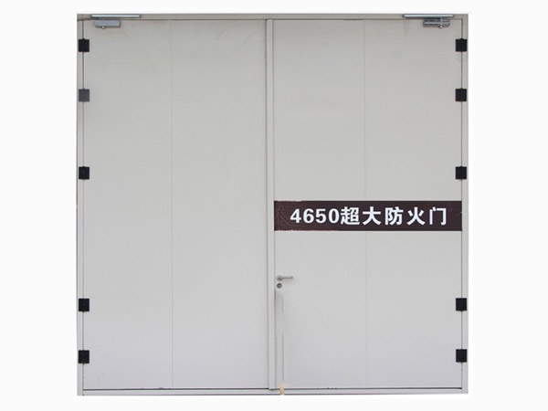 Super large steel fireproof door