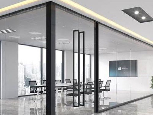 Fireproof glass partition