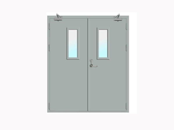 2 3-hour steel fireproof door