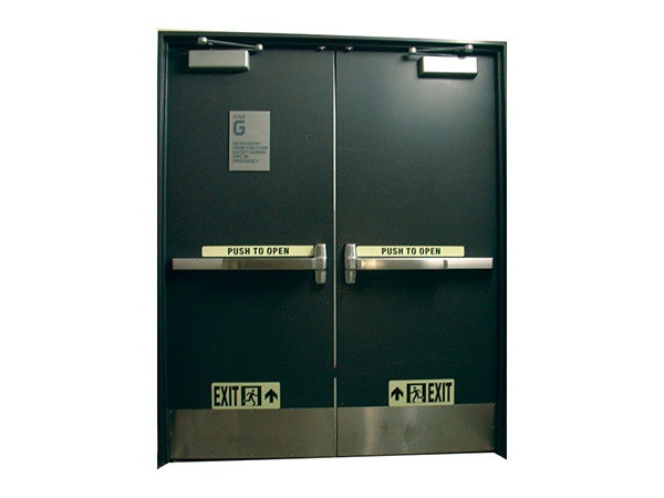 2 3-hour steel fireproof door