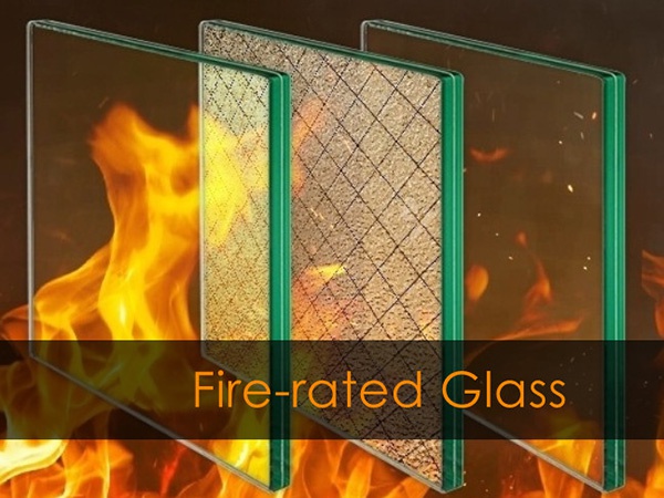 2-3 hour fire-resistant glass