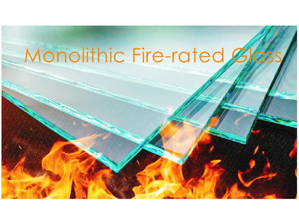 2-3 hour fire-resistant glass