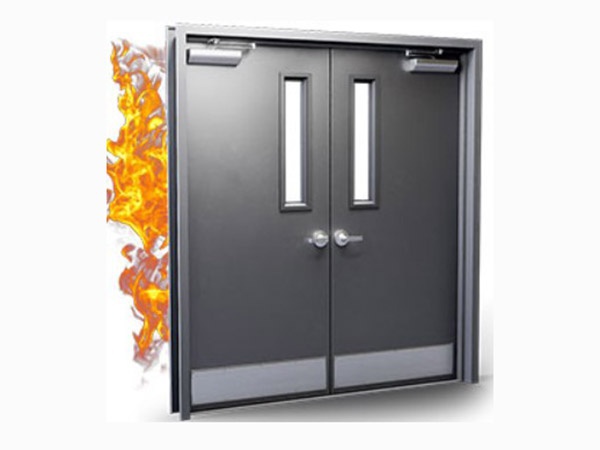 2 3-hour steel fireproof door