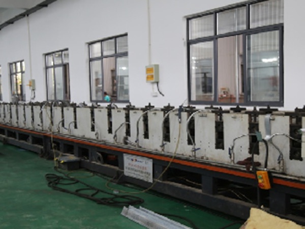 Window sash profile forming production line